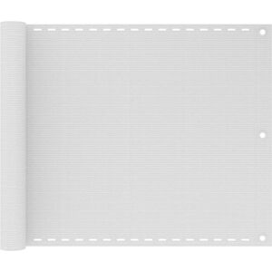 vidaXL Wit 75x300 cm Balkon Scherm - Privacy & Zonwering vidaXL Wit 75x300 cm Balkon Scherm - Privacy & Zonwering