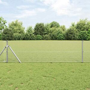 vidaXL Omheiningsset - 7 Palen 0,8x10 m Gegalvaniseerd Staal vidaXL Omheiningsset - 7 Palen 0,8x10 m Gegalvaniseerd Staal
