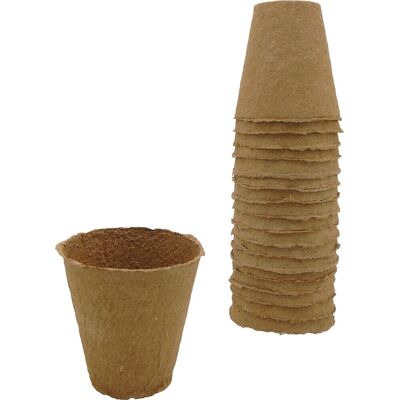 Nature - biopot h8,5 x ø8cm (18st.) - stekpotje - biologisch afbreekbaar Nature - biopot h8,5 x ø8cm (18st.) - stekpotje - biologisch afbreekbaar