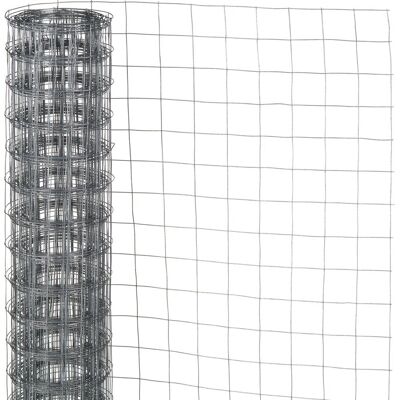 Nature - verzinkt staal gaas - 1 x 2,5m - grijs - 6,4 x 6,4mm mazen Nature - verzinkt staal gaas - 1 x 2,5m - grijs - 6,4 x 6,4mm mazen