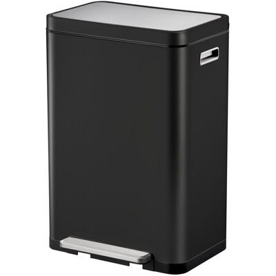 EKO x-cube pedaalemmer 2x20l zwart EKO x-cube pedaalemmer 2x20l zwart