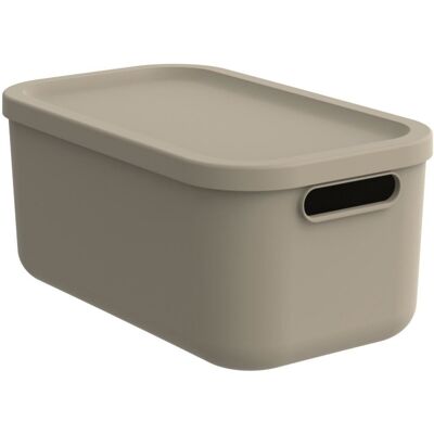 Rotho albula opbergbox 12l cappuccino Rotho albula opbergbox 12l cappuccino