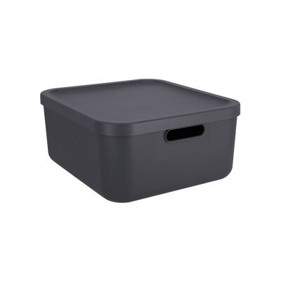Rotho albula decoratie opbergbox 20l antraciet Rotho albula decoratie opbergbox 20l antraciet