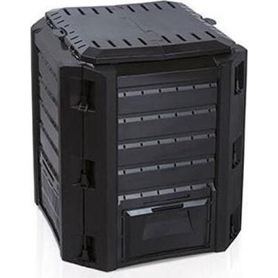 Prosperplast compogreen ikst380c - compostbak - 380 liter - vorstbestendig - uv-bestendig - zwart Prosperplast compogreen ikst380c - compostbak - 380 liter - vorstbestendig - uv-bestendig - zwart