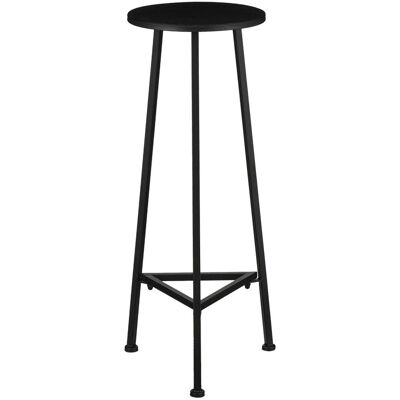 Mica Decorations adine plantentafel - h80 x ø30 cm - metaal - zwart Mica Decorations adine plantentafel - h80 x ø30 cm - metaal - zwart