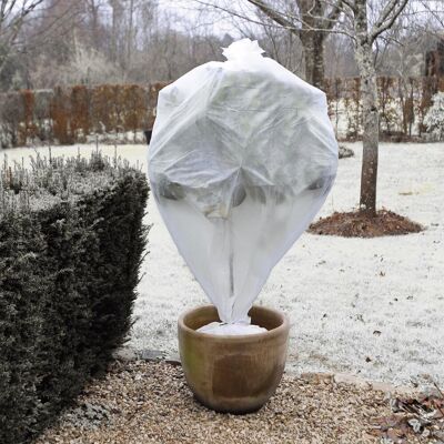 Nature - winterafdekvlies voor planten - ø64cm x 10m - 30 g/m² - winterbescherming Nature - winterafdekvlies voor planten - ø64cm x 10m - 30 g/m² - winterbescherming
