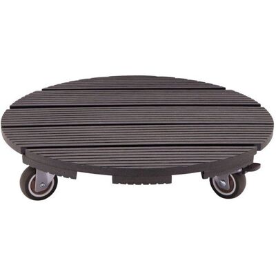 Nature - wpc planten trolley - 4 wielen met rem - antraciet Nature - wpc planten trolley - 4 wielen met rem - antraciet