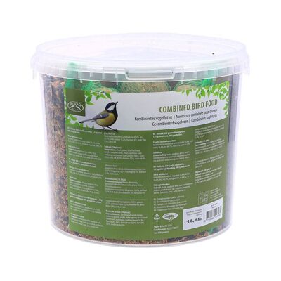 Esschert Design Westfalia winter voederset voor vogels - 3 kg - strooivoer met zonnebloempitten Esschert Design Westfalia winter voederset voor vogels - 3 kg - strooivoer met zonnebloempitten