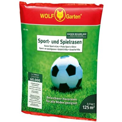 Wolf-Garten Sport- en Speelgraszaad - 125m² Wolf-Garten Sport- en Speelgraszaad - 125m²