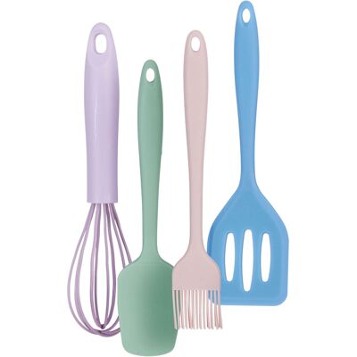 Bakset voor Kinderen met Klopper, Kwast, Schraper en Spatel Multi kleuren Bakset voor Kinderen met Klopper, Kwast, Schraper en Spatel Multi kleuren