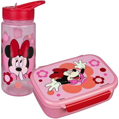 Undercover Broodtrommel en drinkbeker set minnie mouse Multi kleuren Undercover Broodtrommel en drinkbeker set minnie mouse Multi kleuren