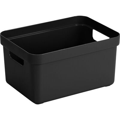 Sunware - sigma home opbergbox 5l zwart - 25,2 x 17,5 x 12,2 cm Sunware - sigma home opbergbox 5l zwart - 25,2 x 17,5 x 12,2 cm