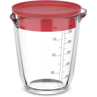 Mepal ODMERNÁ NÁDOBA - 500 ML met deksel - Koraalkleur - Voedselopslagcontainer Mepal ODMERNÁ NÁDOBA - 500 ML met deksel - Koraalkleur - Voedselopslagcontainer