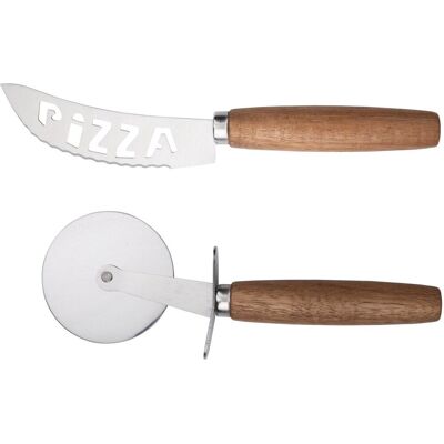 Alpina Pizza messenset - - rvs - 2-delig Alpina Pizza messenset - - rvs - 2-delig