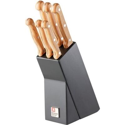 Richardson Sheffield - artisan wood 6-delige messenblok Richardson Sheffield - artisan wood 6-delige messenblok