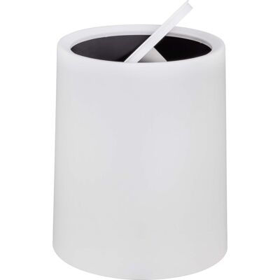 Wenko afvalemmer atri 6 liter in wit kunststof, met swingdeksel en binnenemmer - prullenbak - afvalbak - vuilbak - vuilnisbak - wit Wenko afvalemmer atri 6 liter in wit kunststof, met swingdeksel en binnenemmer - prullenbak - afvalbak - vuilbak - vuilnisbak - wit