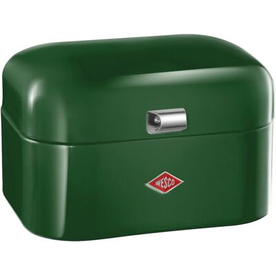 Wesco single grandy broodtrommel 7,5 liter - maat m metaal - donkergroen broodopslag special edition kerstmis Wesco single grandy broodtrommel 7,5 liter - maat m metaal - donkergroen broodopslag special edition kerstmis