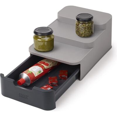 Joseph Joseph CupboardStore Gelaagde Keuken Organizer - Grijs Joseph Joseph CupboardStore Gelaagde Keuken Organizer - Grijs