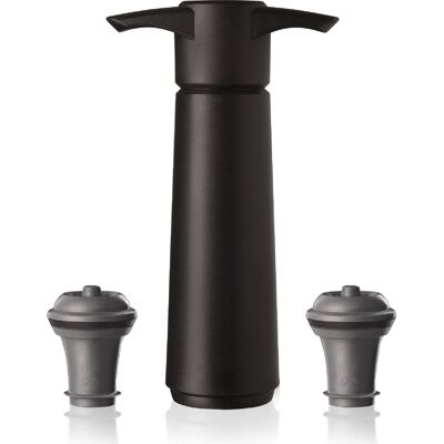 VacuVin Vacu vin wine saver zwart vacuüm wijnpomp 2 vacuum wine stoppers VacuVin Vacu vin wine saver zwart vacuüm wijnpomp 2 vacuum wine stoppers