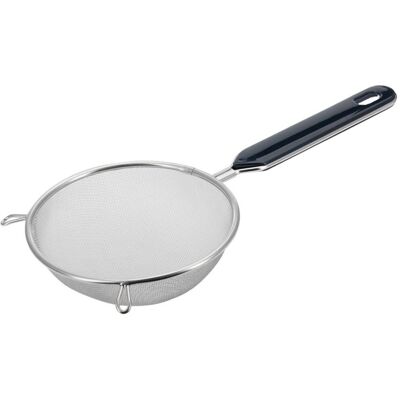 Westmark huishoudzeef, traditionell, ø 10 cm, roestvrij staal/kunststof, zilver/zwart, 12822270 Westmark huishoudzeef, traditionell, ø 10 cm, roestvrij staal/kunststof, zilver/zwart, 12822270