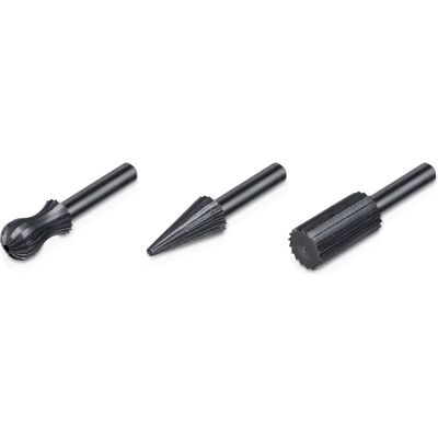Kreator - accessories - krt017005 - roterende raspen - hout-metaal - 3 st. Kreator - accessories - krt017005 - roterende raspen - hout-metaal - 3 st.
