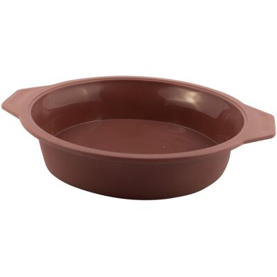 Point-Virgule ronde taartvorm uit platinum silicone silicone vintage maroon 24cm Point-Virgule ronde taartvorm uit platinum silicone silicone vintage maroon 24cm