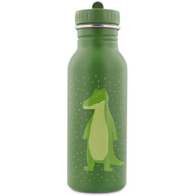 Trixie drinkfles - mr. alligator - rvs waterfles voor kinderen - 500ml - lekvrije fles - groen - krokodil Trixie drinkfles - mr. alligator - rvs waterfles voor kinderen - 500ml - lekvrije fles - groen - krokodil
