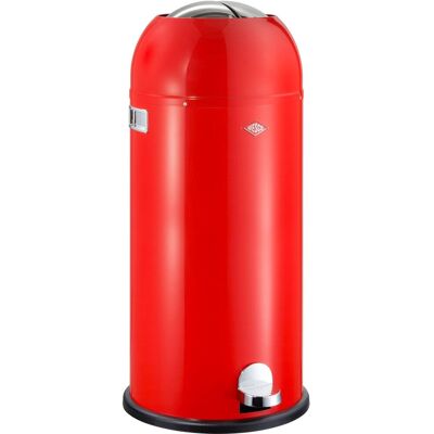 Wesco kickmaster maxi prullenbak pedaalemmer 40 liter metaal - rood vuilnisbak - made in germany Wesco kickmaster maxi prullenbak pedaalemmer 40 liter metaal - rood vuilnisbak - made in germany