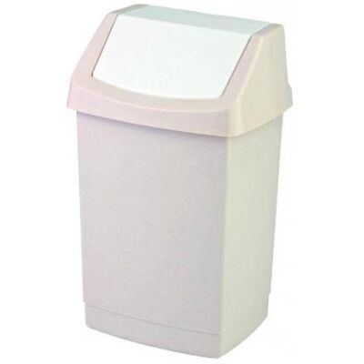Curver Beige 15L Afvalbak - Klassiek Modern Ontwerp Curver Beige 15L Afvalbak - Klassiek Modern Ontwerp