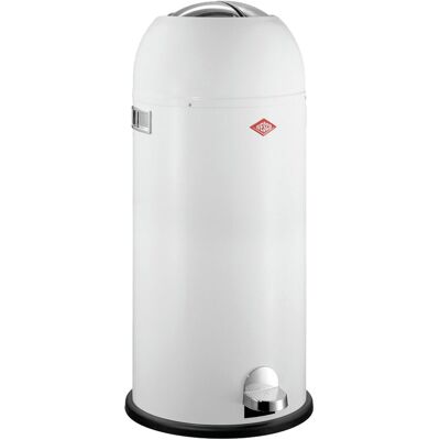 Wesco kickmaster maxi prullenbak pedaalemmer 40 liter metaal - wit vuilnisbak - made in germany Wesco kickmaster maxi prullenbak pedaalemmer 40 liter metaal - wit vuilnisbak - made in germany