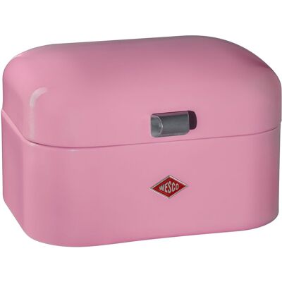 Wesco single grandy broodtrommel 7,5 liter - maat m metaal - roze broodopslag Wesco single grandy broodtrommel 7,5 liter - maat m metaal - roze broodopslag