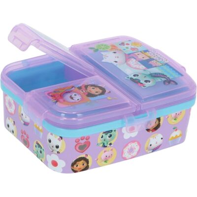 Stor Gabby's poppenhuis kinderlunchbox - broodtrommel met 4 vakken voor kinderen vanaf 4 jaar - vaatwasserbestendig & bpa-vrij - paars Stor Gabby's poppenhuis kinderlunchbox - broodtrommel met 4 vakken voor kinderen vanaf 4 jaar - vaatwasserbestendig & bpa-vrij - paars