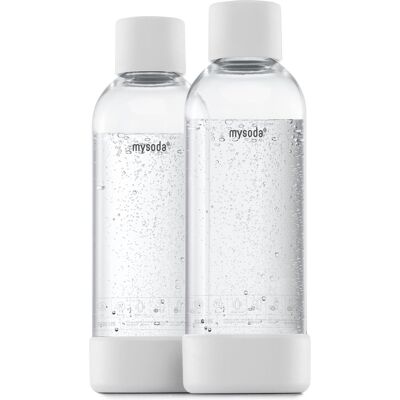 MySoda 1L Milieuvriendelijke PET-flessen - Pack van 2 MySoda 1L Milieuvriendelijke PET-flessen - Pack van 2