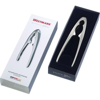 Westmark notenkraker, monopol edition, zwaar materiaal, lengte: 18,1 cm, gegoten zink, satijnglans, elegante, zilver, 16743380 Westmark notenkraker, monopol edition, zwaar materiaal, lengte: 18,1 cm, gegoten zink, satijnglans, elegante, zilver, 16743380