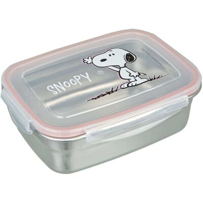 Undercover lunchbox snoopy roestvrij staal met kunststof deksel. Undercover lunchbox snoopy roestvrij staal met kunststof deksel.