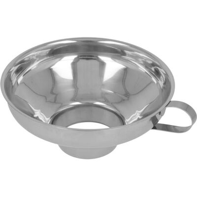 Metaltex - trechter - 14,5 cm - rvs - zilver - met handgreep Metaltex - trechter - 14,5 cm - rvs - zilver - met handgreep
