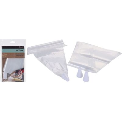 Basic La cucina wegwerp slagroomspuit 13-delig Basic La cucina wegwerp slagroomspuit 13-delig