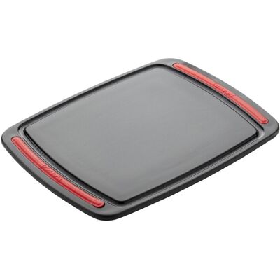 Brund easy cut snijplank 26x20x0.8 cm zwart/rood Brund easy cut snijplank 26x20x0.8 cm zwart/rood