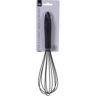 Excellent Houseware garde 30 cm zwart/siliconen Excellent Houseware garde 30 cm zwart/siliconen