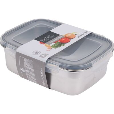 Excellent Houseware voorraaddoos 750 ml rvs/grijs Excellent Houseware voorraaddoos 750 ml rvs/grijs
