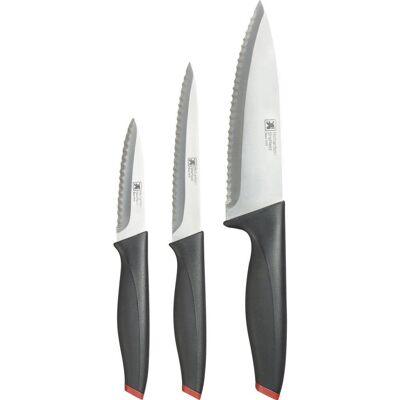 Richardson Sheffield messenset 3-delig zwart/rvs Richardson Sheffield messenset 3-delig zwart/rvs