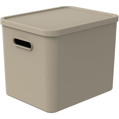 Rotho Albula Opbergdoos - Multifunctioneel, Stapelbaar, 27L Rotho Albula Opbergdoos - Multifunctioneel, Stapelbaar, 27L