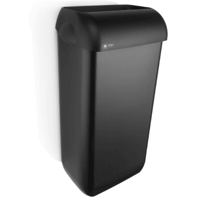 Satino black afvalbak kunststof (23 liter) Satino black afvalbak kunststof (23 liter)