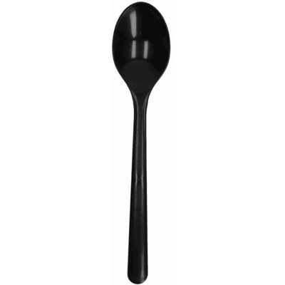 Lepel Herbruikbaar Zwart PP 185mm (50 stuks) Lepel Herbruikbaar Zwart PP 185mm (50 stuks)