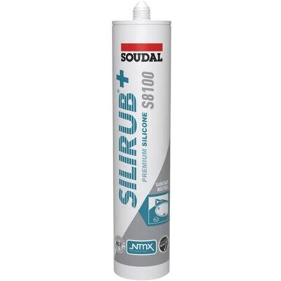 Soudal Siliconenkit - Neutraal - 310 ml - Zwart Soudal Siliconenkit - Neutraal - 310 ml - Zwart