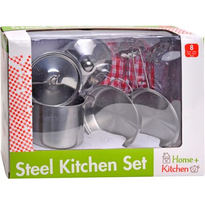 Johntoy RVS Kookset - 8-delig voor Huis & Keuken Johntoy RVS Kookset - 8-delig voor Huis & Keuken