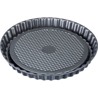 Westmark taartvorm, ø 28 cm, met antiaanbaklaag, koudgewalst staal, back meister, antraciet, 32942270 Westmark taartvorm, ø 28 cm, met antiaanbaklaag, koudgewalst staal, back meister, antraciet, 32942270