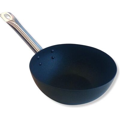 Point-Virgule wokpan - carobonstaal - excalibur anti-aanbaklaag - ø 20cm Point-Virgule wokpan - carobonstaal - excalibur anti-aanbaklaag - ø 20cm