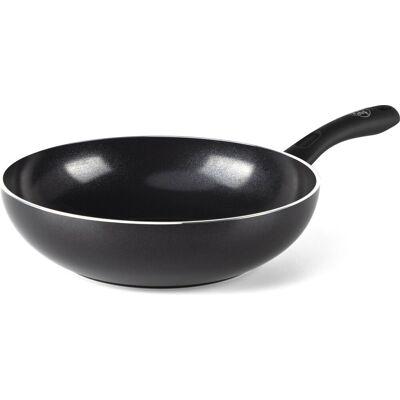 GreenChef diamond wokpan 28cm - 3.7l - pfas-vrije antikleeflaag - wokpan inductie - keramische pan - ovenbestendig tot 160°c - koelgreep - zonder deksel - zwart GreenChef diamond wokpan 28cm - 3.7l - pfas-vrije antikleeflaag - wokpan inductie - keramische pan - ovenbestendig tot 160°c - koelgreep - zonder deksel - zwart