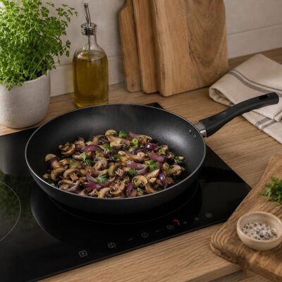 Alpina koekenpan ø28 cm - inductie koekenpan - aluminium pan - pfoa vrij - antiaanbaklaag Alpina koekenpan ø28 cm - inductie koekenpan - aluminium pan - pfoa vrij - antiaanbaklaag